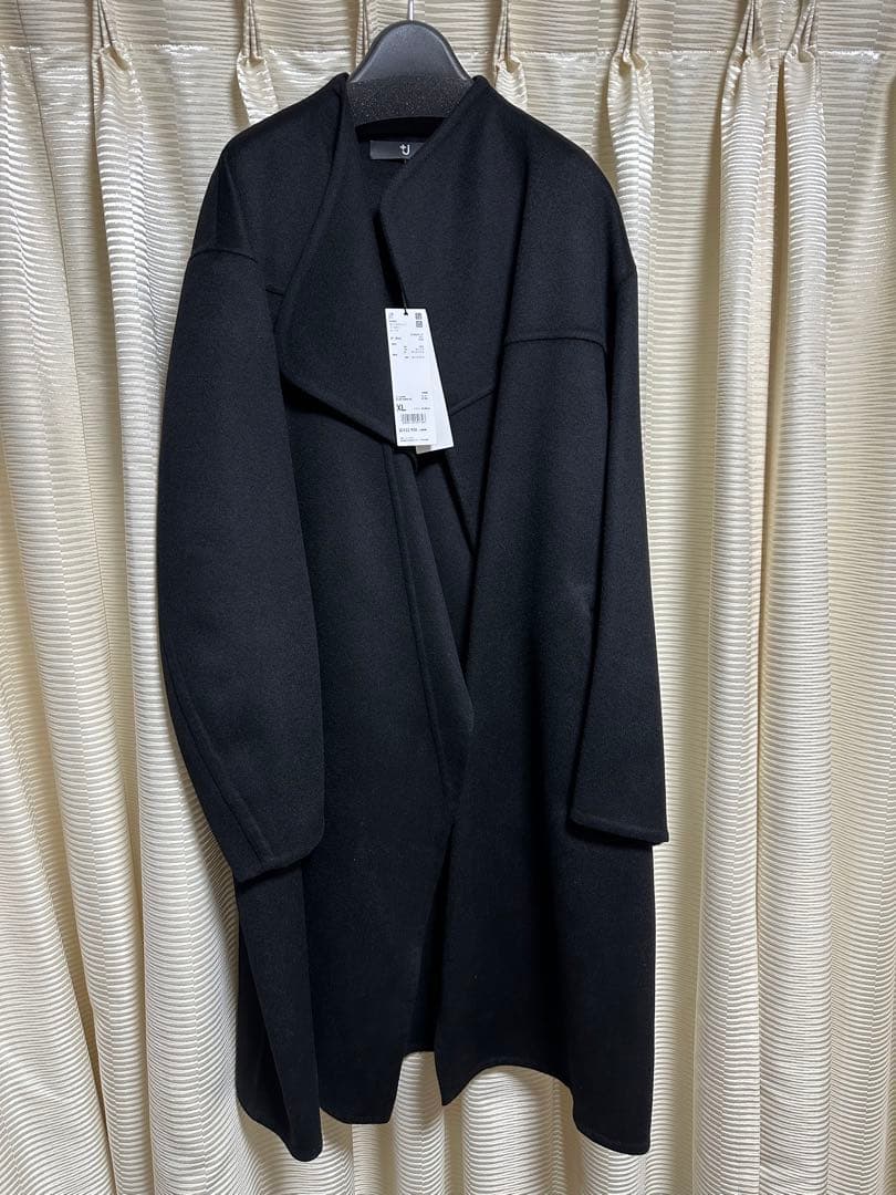 UNIQLO ＋J カシミヤブレンドノーカラーコート　新品未使用タグ付き