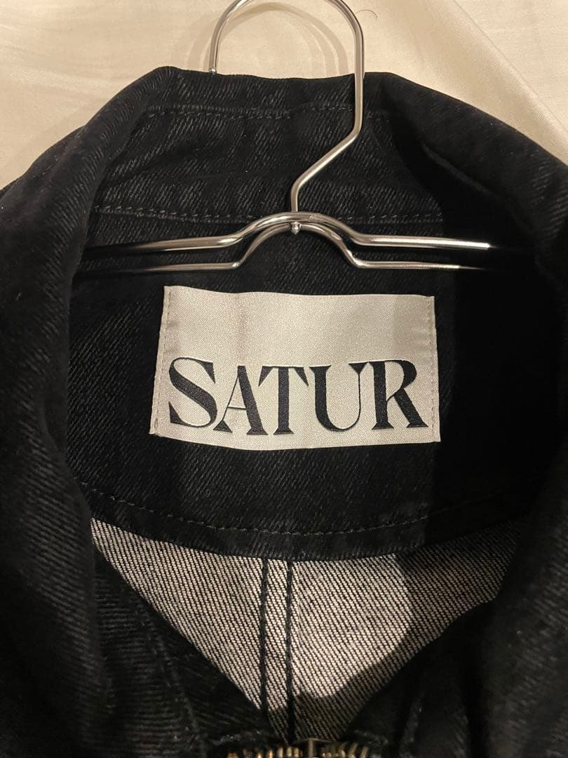 SATUR ブラック ジージャン