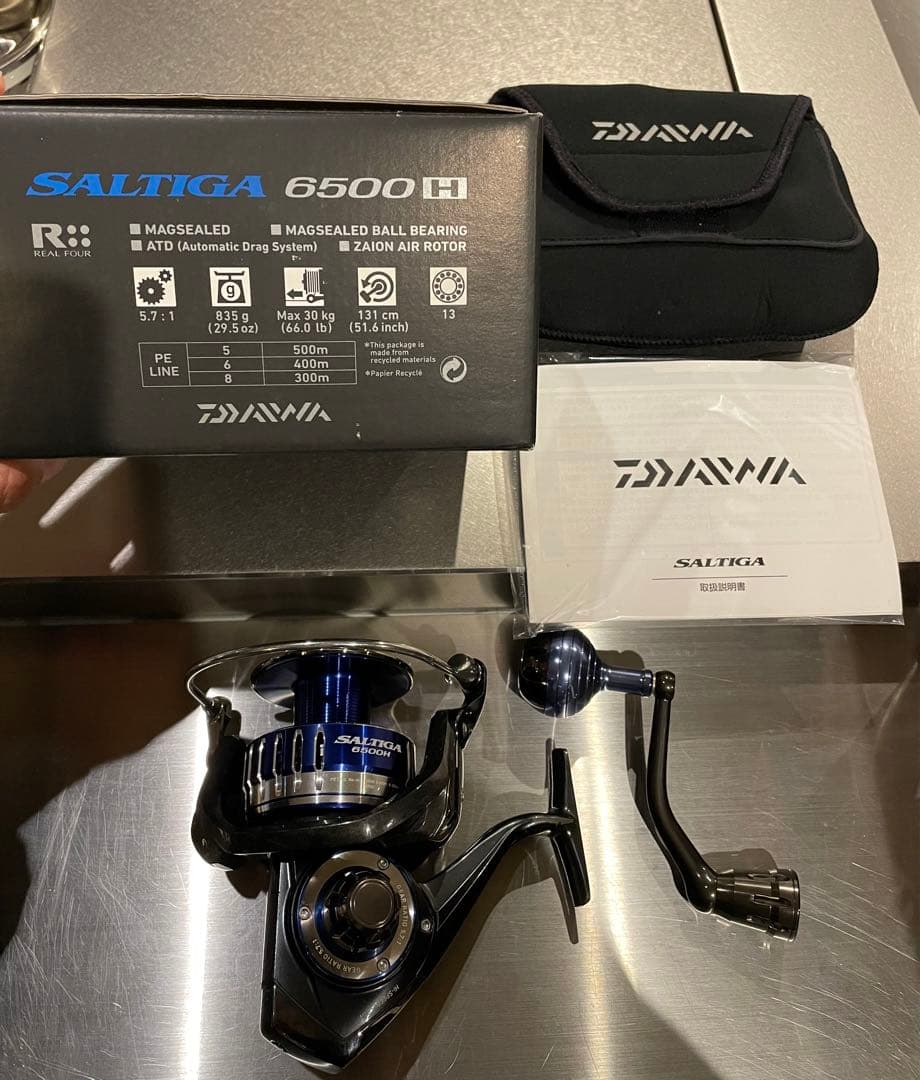 【美品箱付き】ダイワ ソルティガ 6500H DAIWA SALTIGA