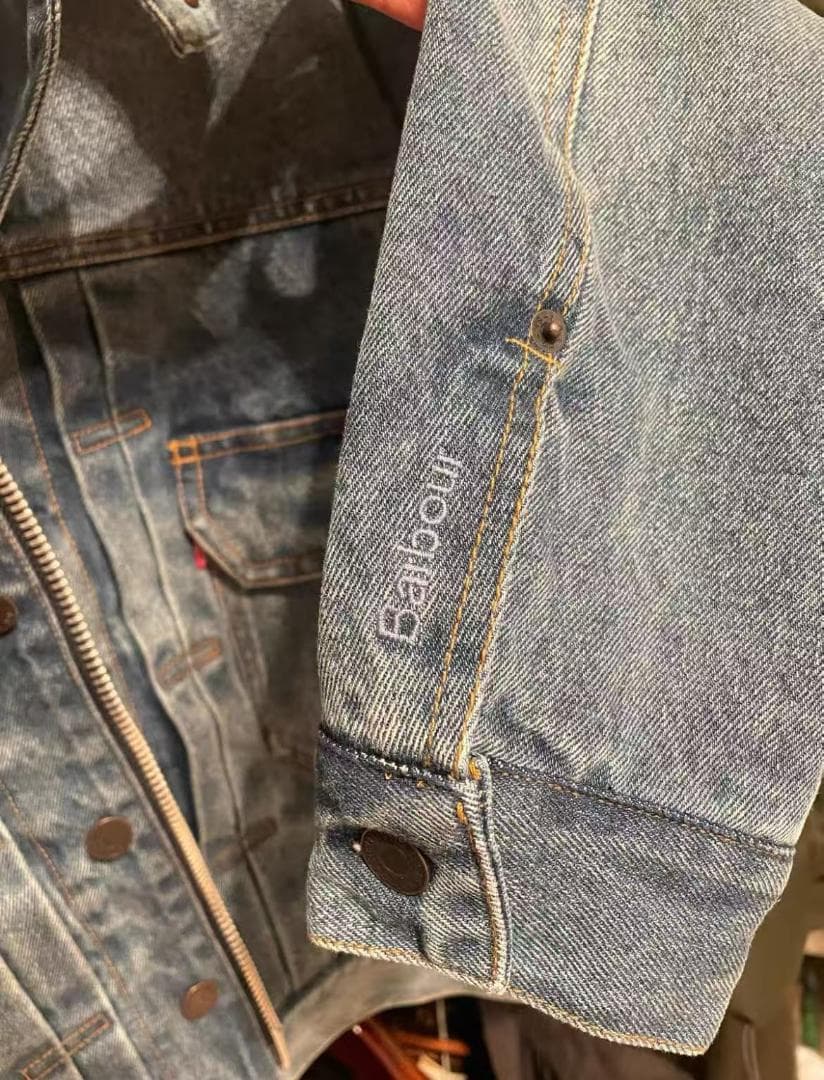 Levi's×Barbour Type2 デニムジャケット コラボ希少 極美品