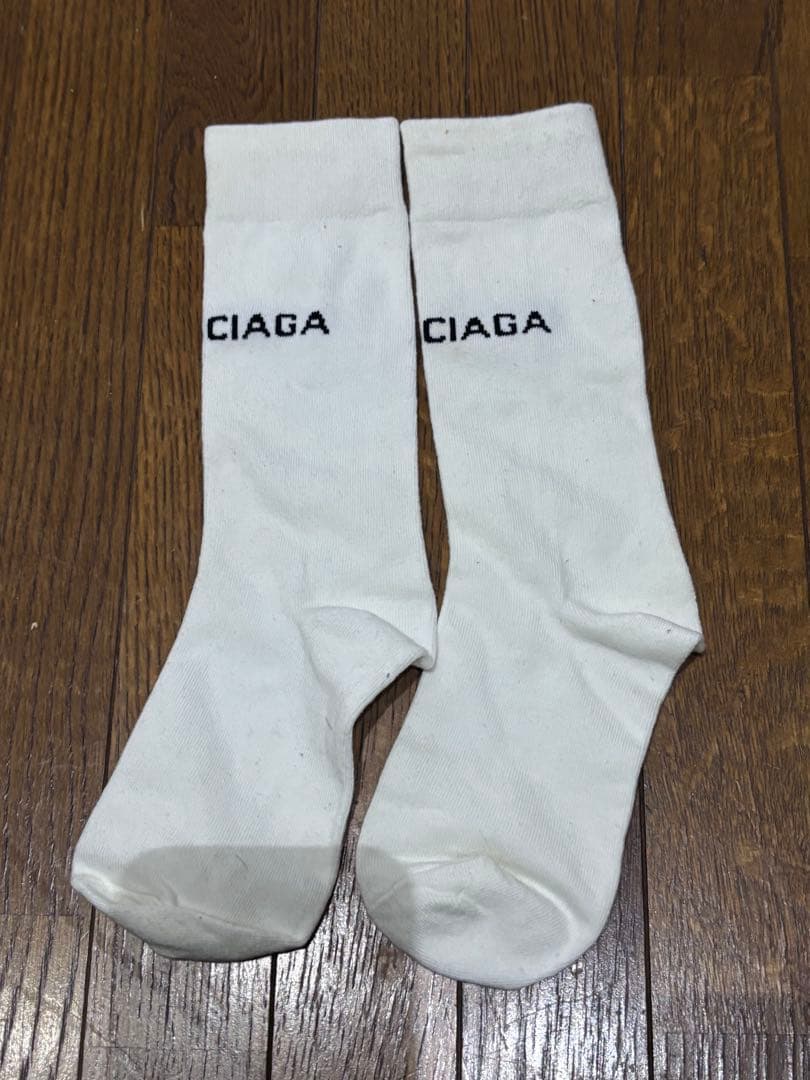 バレンシアガ BALENCIAGA ロゴプリントソックス 5足セット