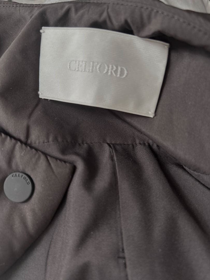 CELFORD 24AW ペプラムパフベスト 中綿ベスト