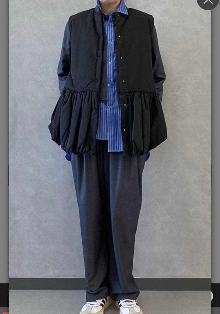 CELFORD 24AW ペプラムパフベスト 中綿ベスト