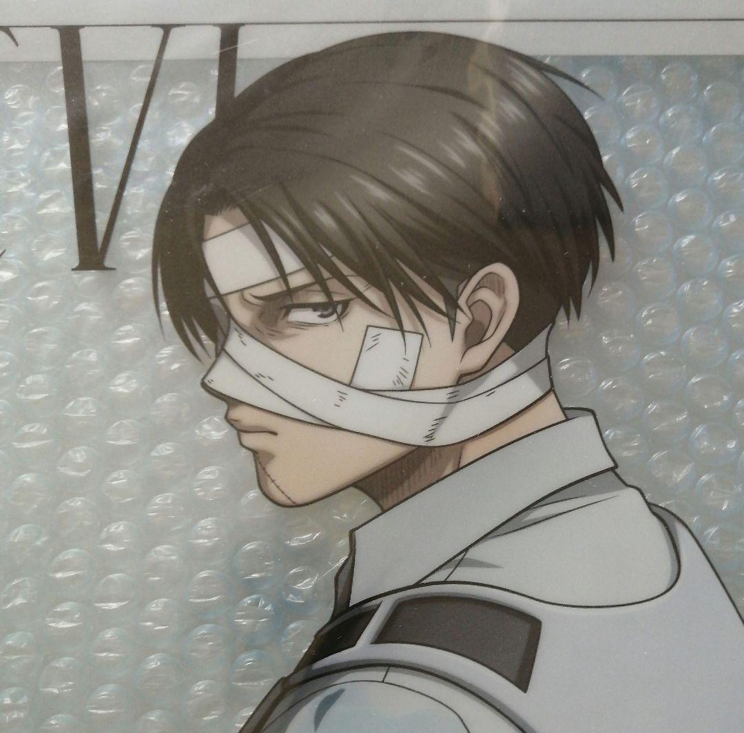 進撃の巨人 クリアポスター リヴァイ