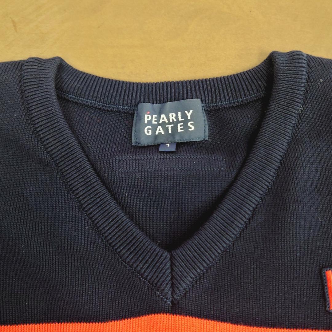 PEARLYGATES 長袖 セーター サイズ1 M パーリーゲイツ 春 秋 冬
