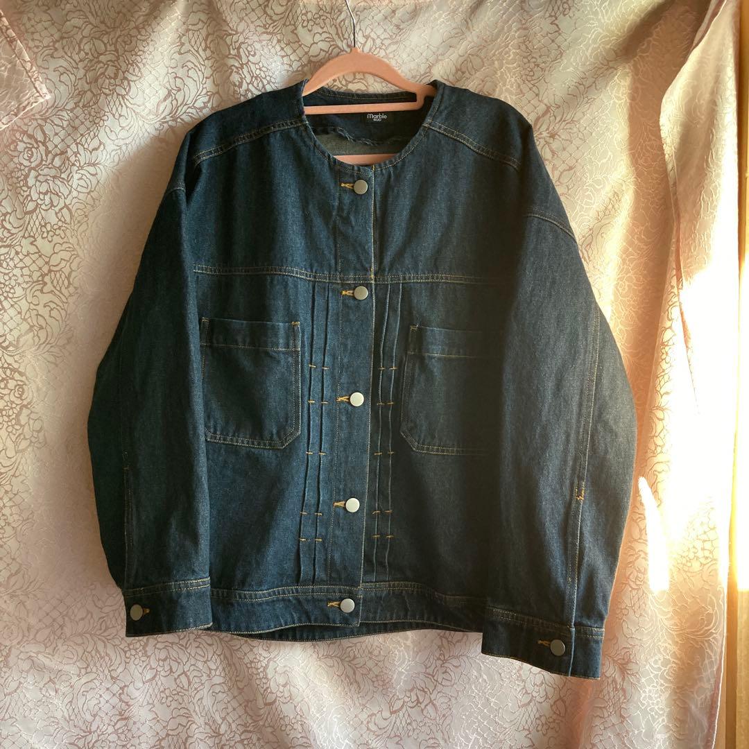marbleSUD オーバーサイズ　デニムジャケット