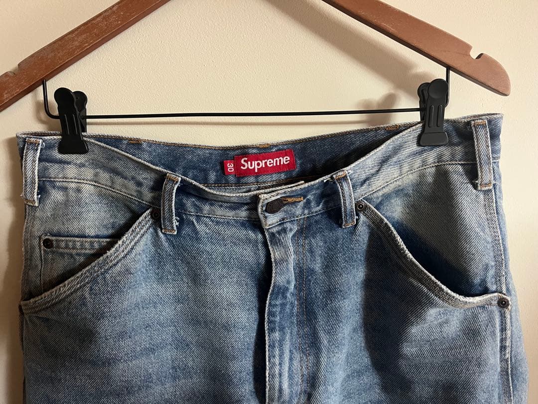 パンツ SupremeReflective Double Knee Pant Denim