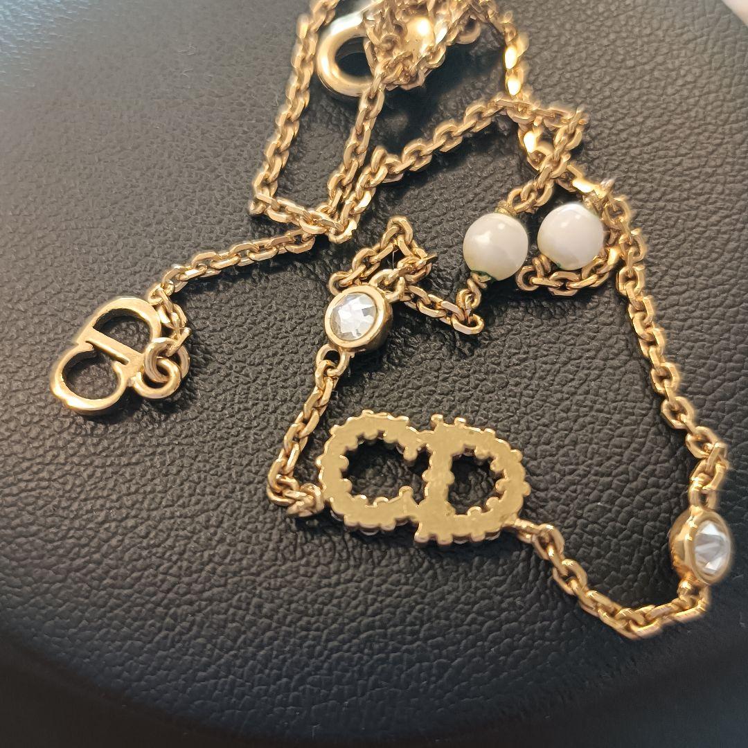 Christian Dior ネックレス　クレール　パール　剥がれあり