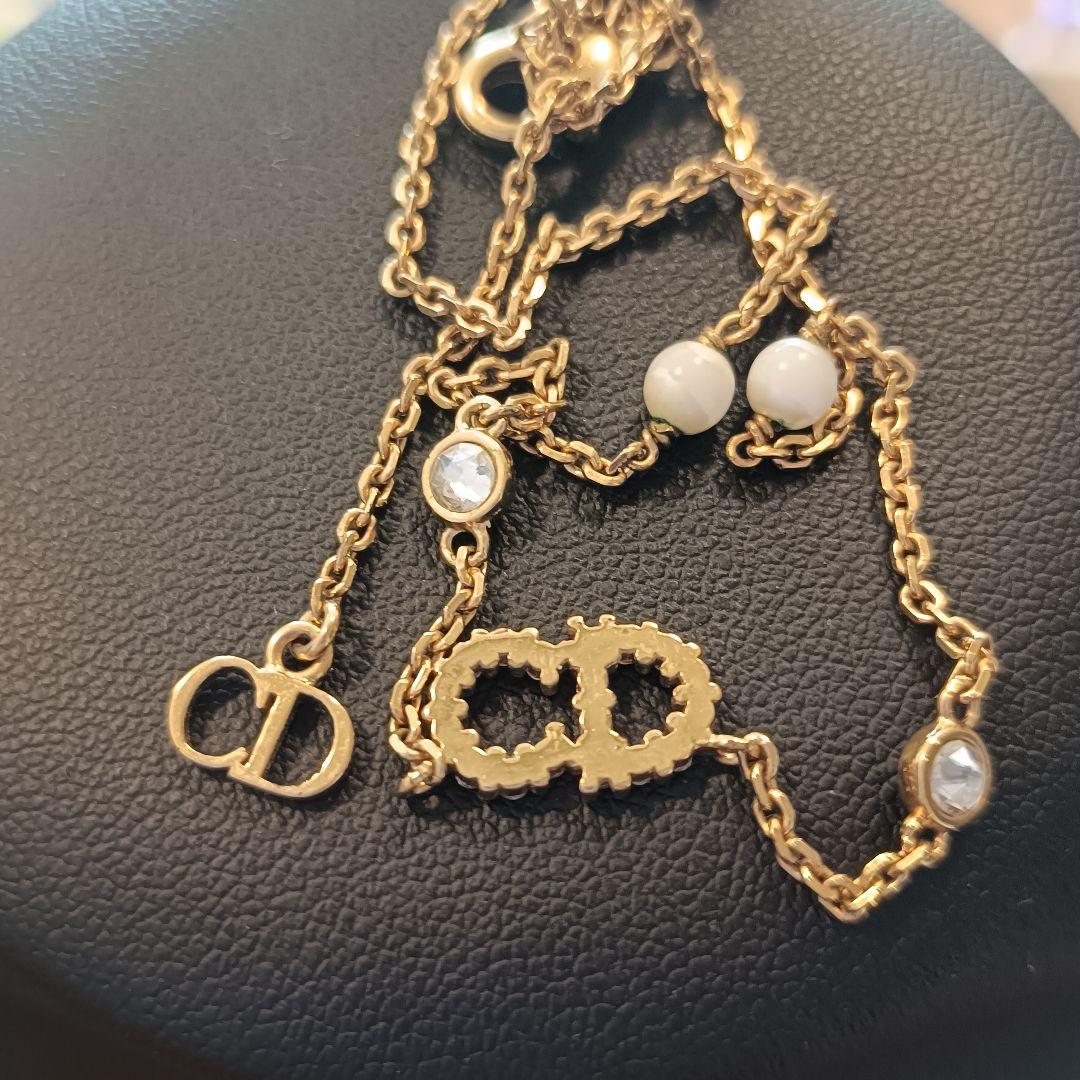 Christian Dior ネックレス　クレール　パール　剥がれあり