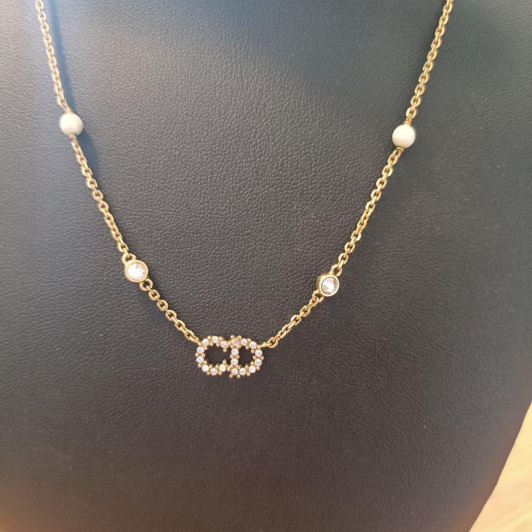Christian Dior ネックレス　クレール　パール　剥がれあり