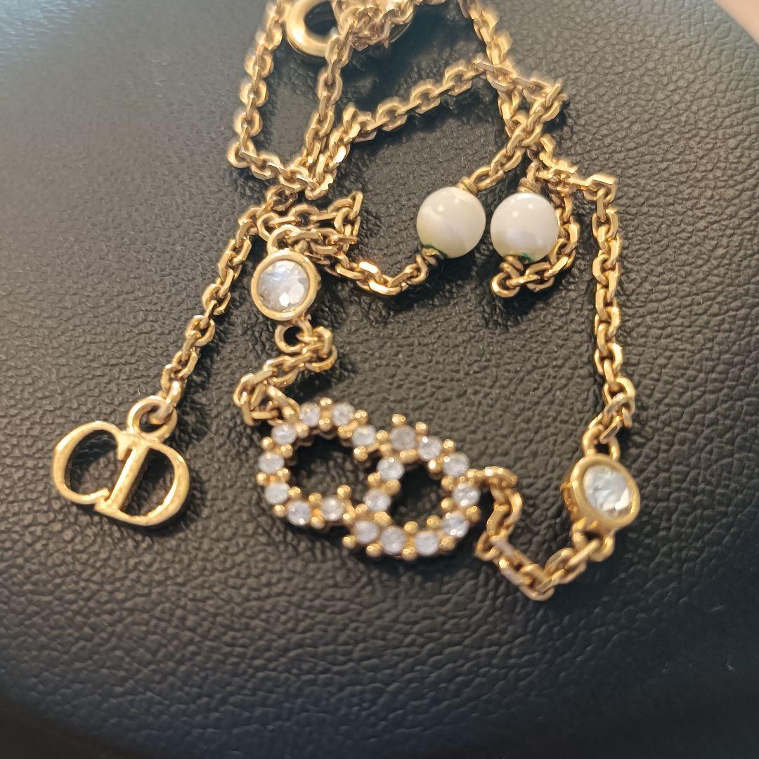 Christian Dior ネックレス　クレール　パール　剥がれあり