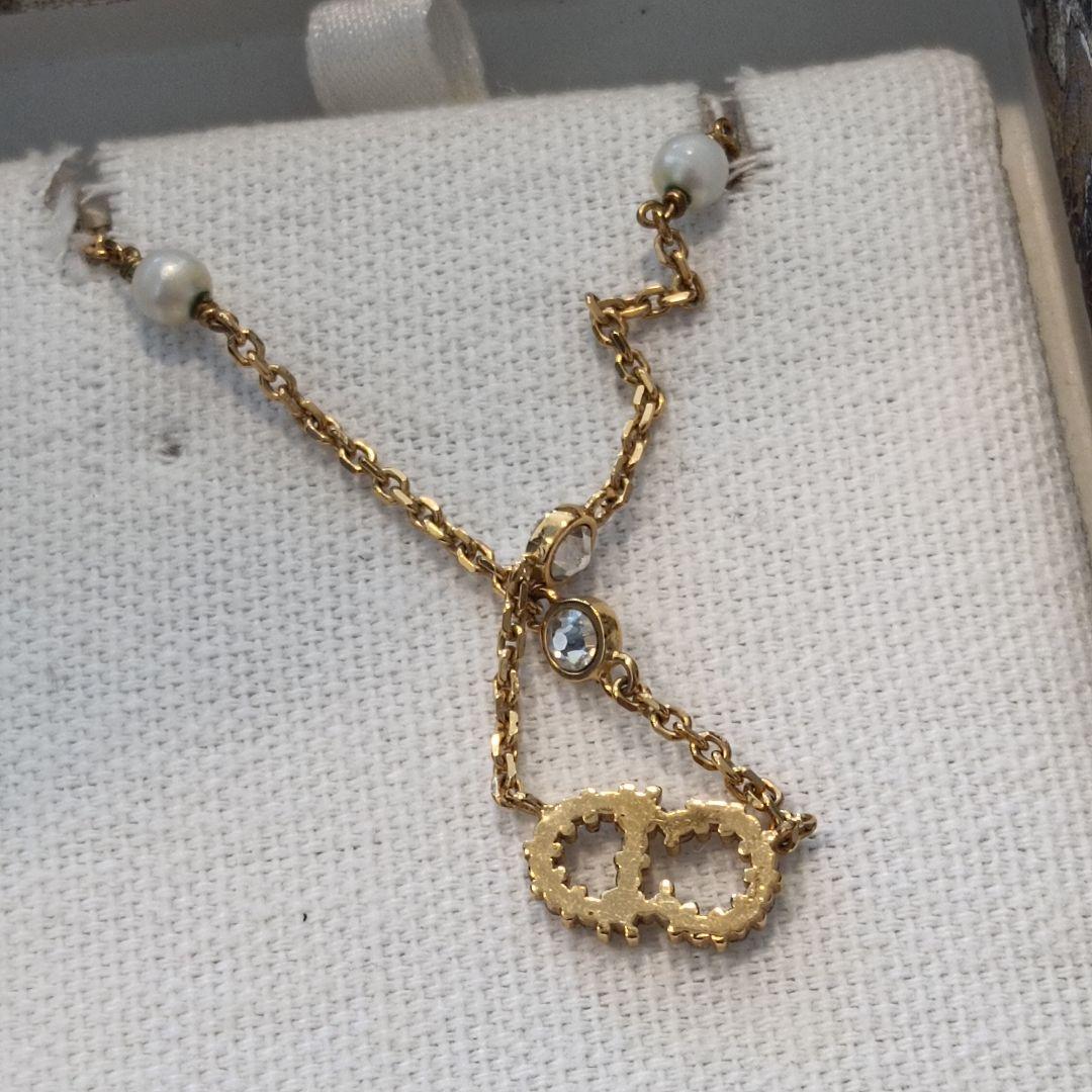 Christian Dior ネックレス　クレール　パール　剥がれあり