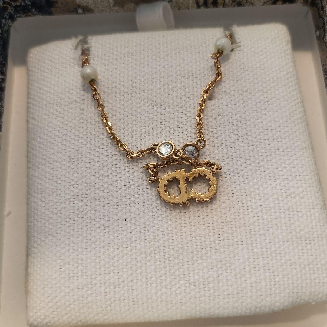 Christian Dior ネックレス　クレール　パール　剥がれあり