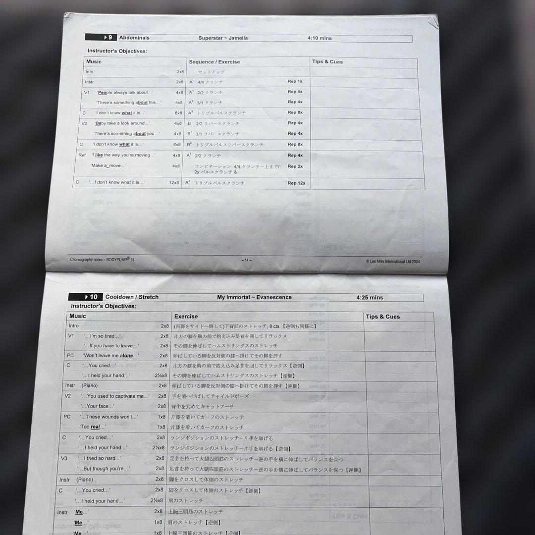 レズミルズ　ボディパンプ　51