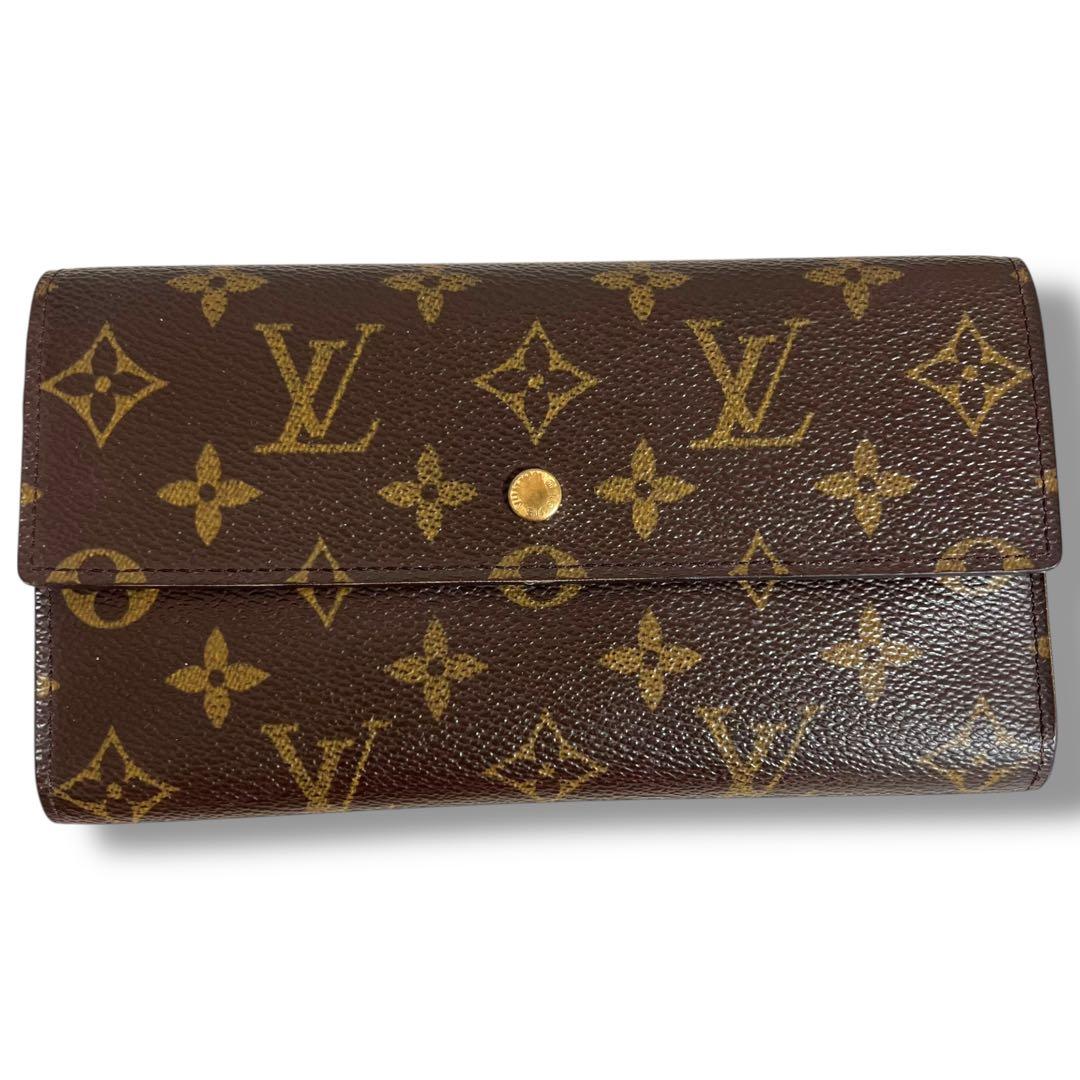 ルイヴィトン　ポルトフォイユ・インターナショナル　モノグラム　長財布　折り財布