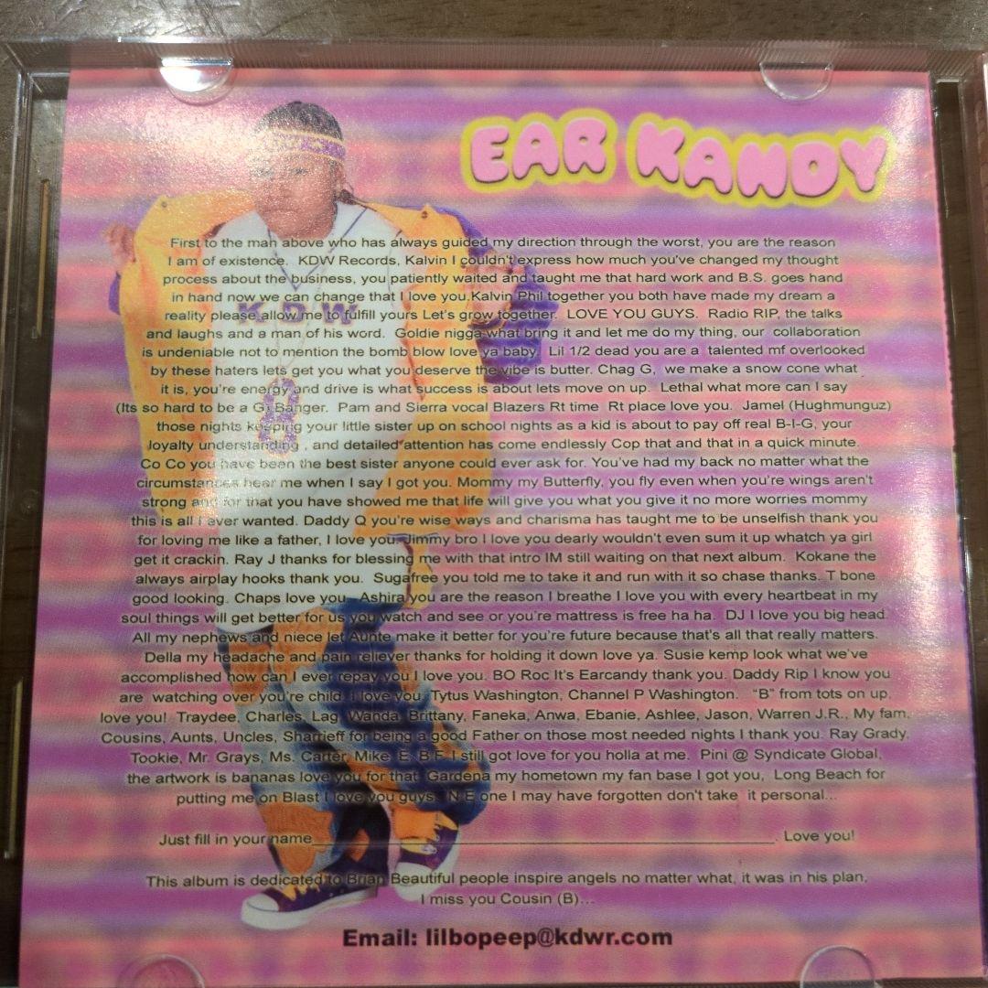 洋楽 lil bo peep / ear kandy g-rap