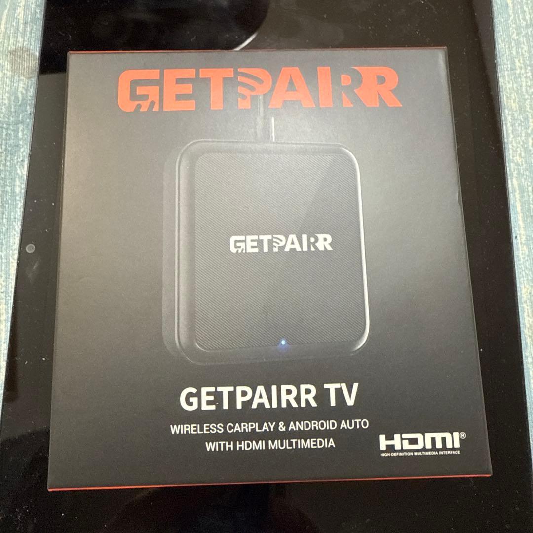 GETPAIRR TV ワイヤレスCarPlay & Android Auto