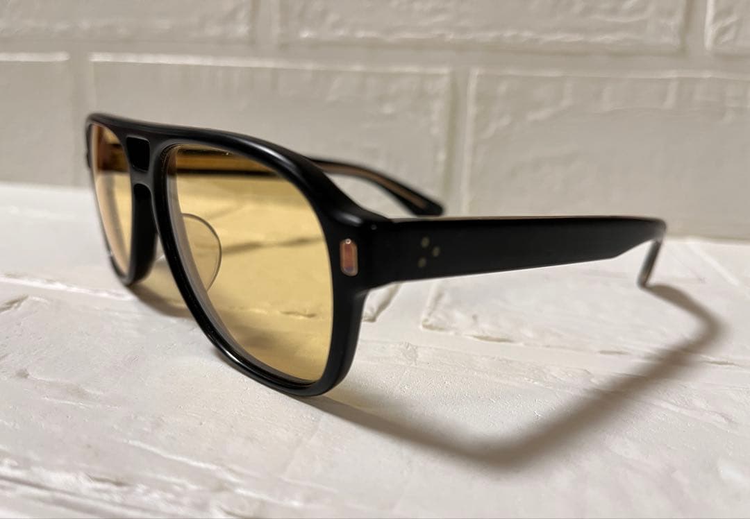 EYEVAN アイヴァン サングラス 黒 イエローレンズ 日本製 鯖江市 メガネ