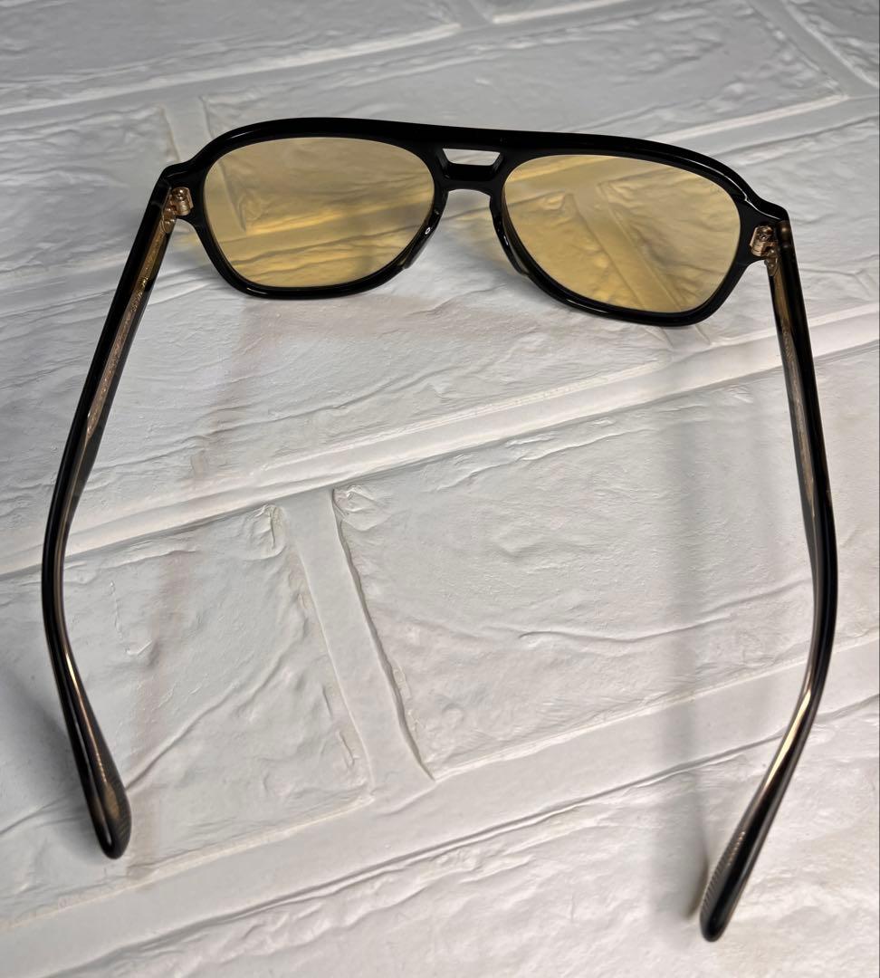 EYEVAN アイヴァン サングラス 黒 イエローレンズ 日本製 鯖江市 メガネ