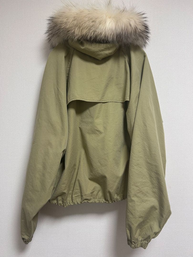 【LAppartement】レミレリーフ　フードジャケット　　ブルゾン　ファー