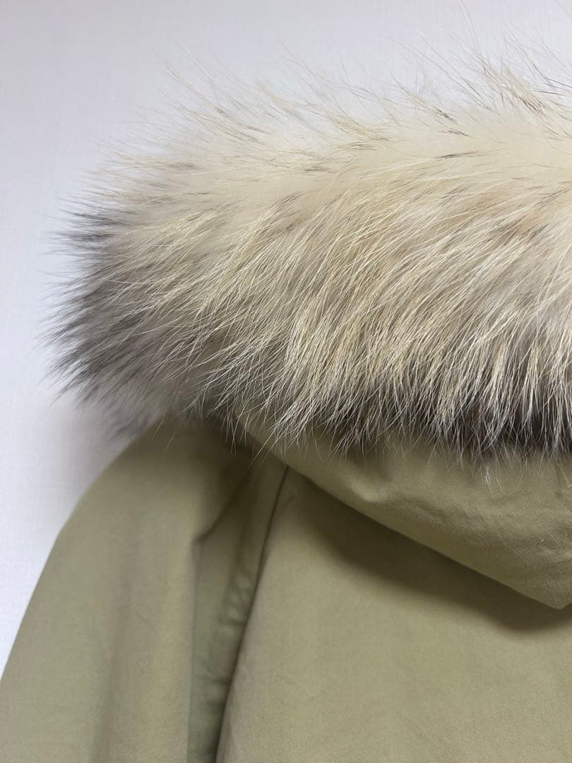 【LAppartement】レミレリーフ　フードジャケット　　ブルゾン　ファー