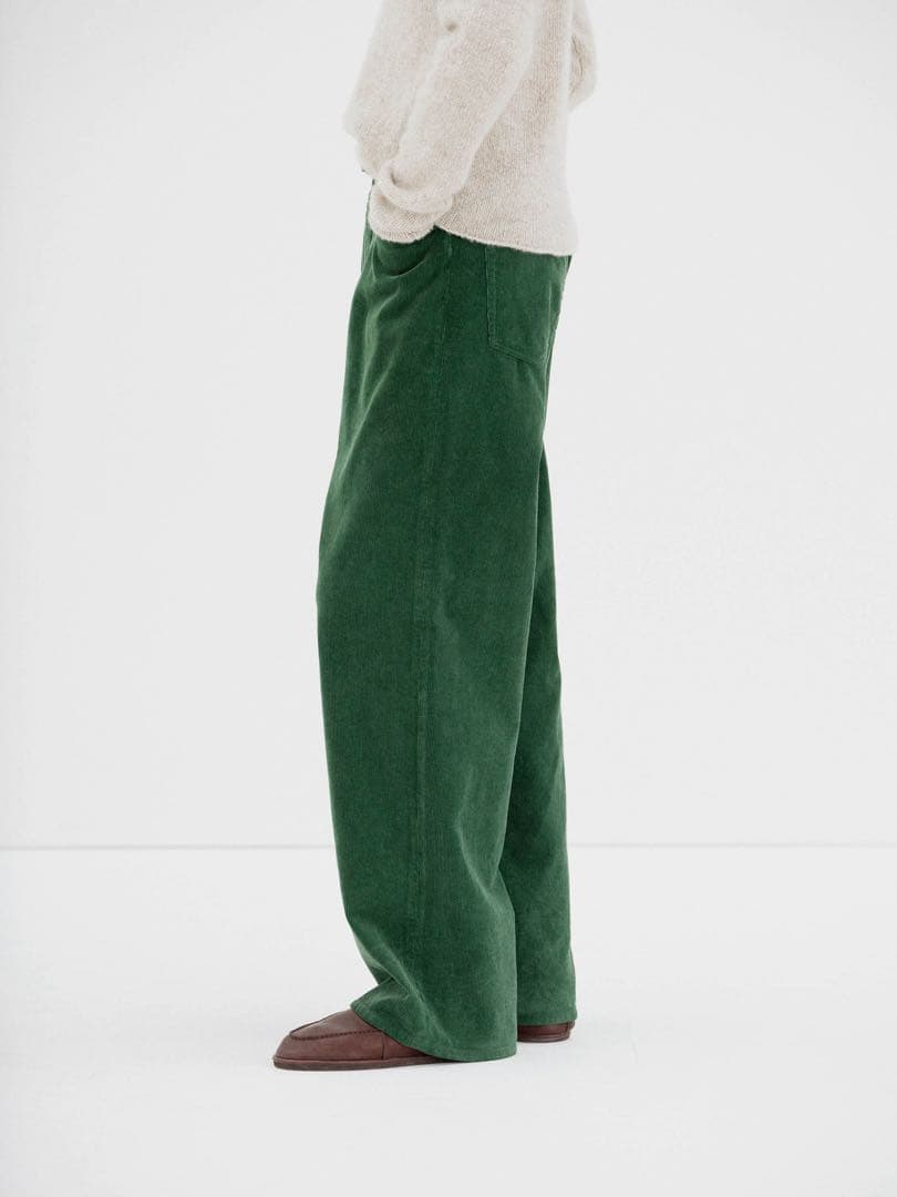 AURALEE CORDUROY WIDE 5P PANTS サイズ4