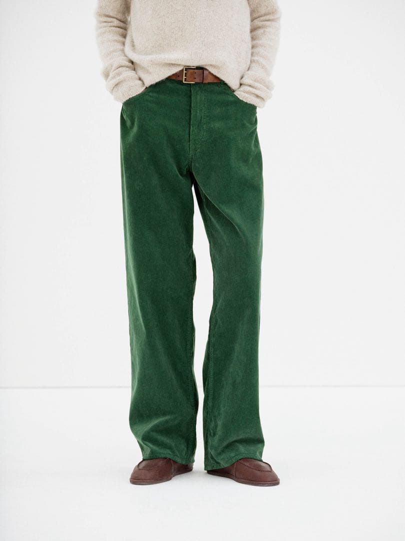 AURALEE CORDUROY WIDE 5P PANTS サイズ4