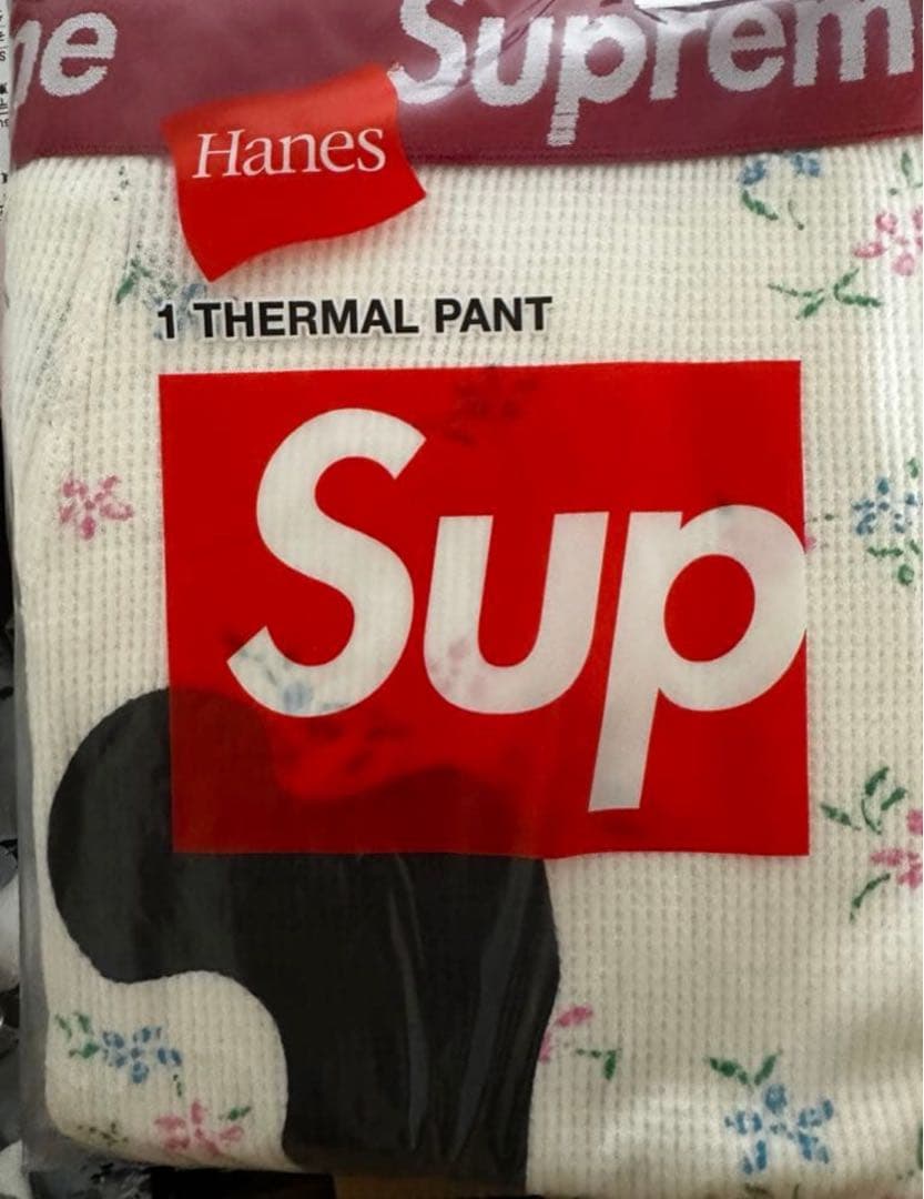 Supreme Hanes BonesThermalPant Ｍ【値下げ交渉◯】