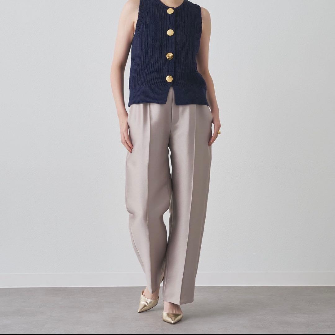 【新品未使用】Drawing Numbers ベージュ ワイドパンツ