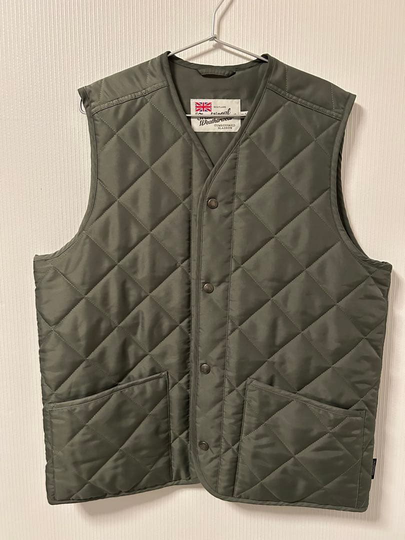 traditional whetherwear キルティングベスト