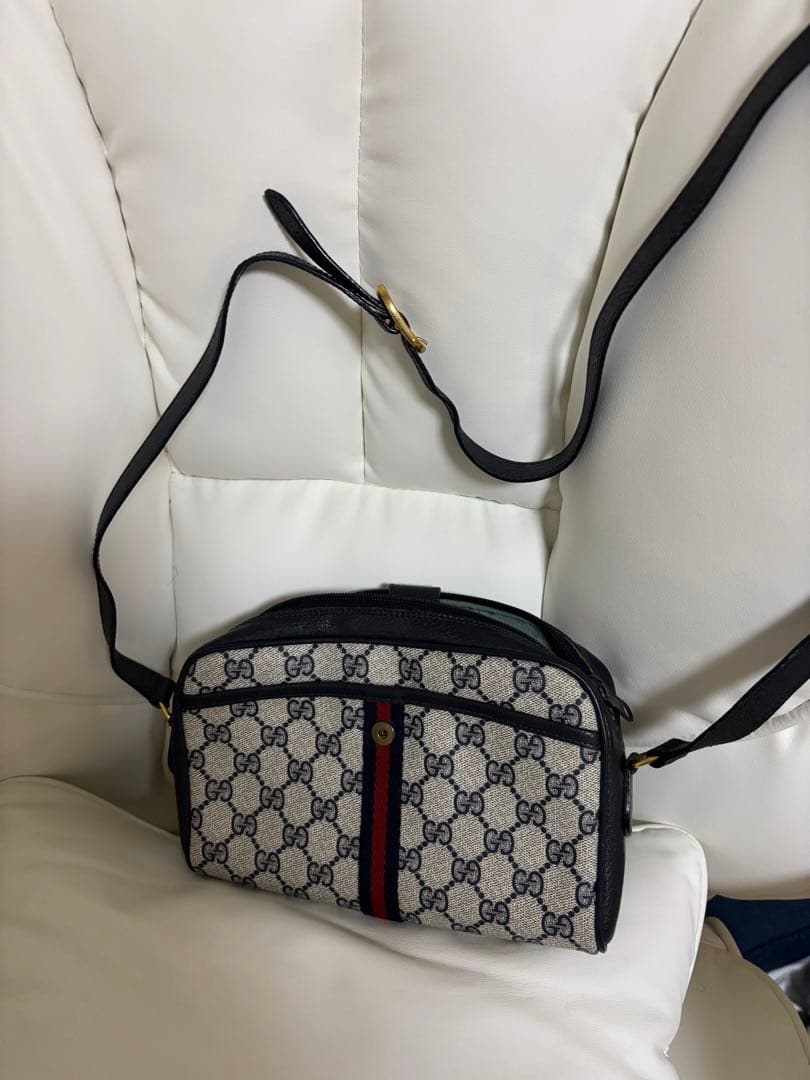 オールドグッチ シェリーライン GGスプリーム ショルダーバッグ