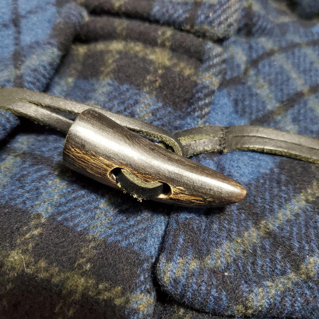 MONTGOMERY　ネイビーブルー　 ダッフルコート　チェック　42 　しお様