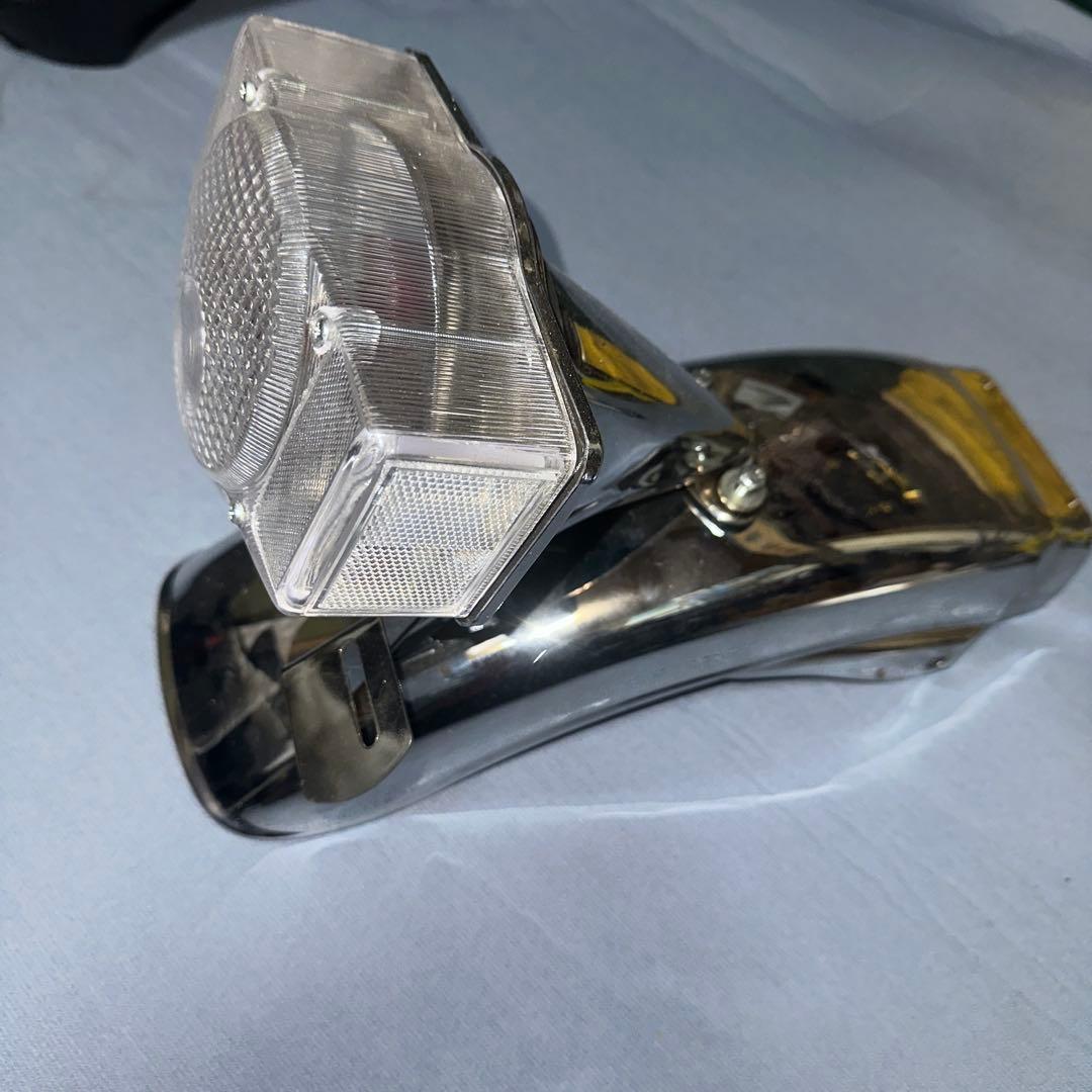 バイク用LEDテールランプ クローム仕上げ