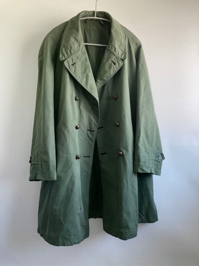 ジャケット・アウター 50s French Military Double Breasted Coat