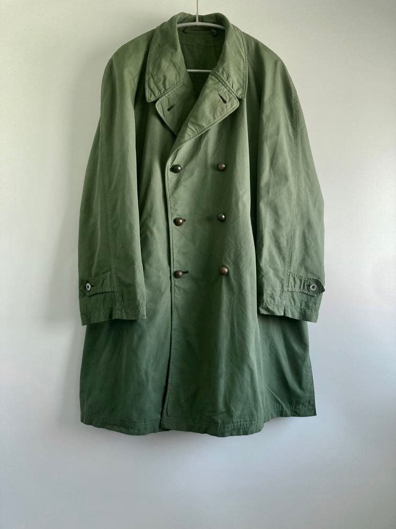 ジャケット・アウター 50s French Military Double Breasted Coat