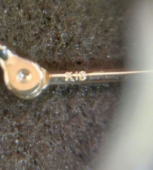 K18 フープ ピアス 両耳用　agete • eteがお好きな方にも