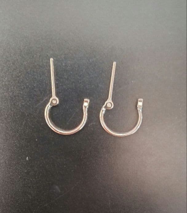 K18 フープ ピアス 両耳用　agete • eteがお好きな方にも