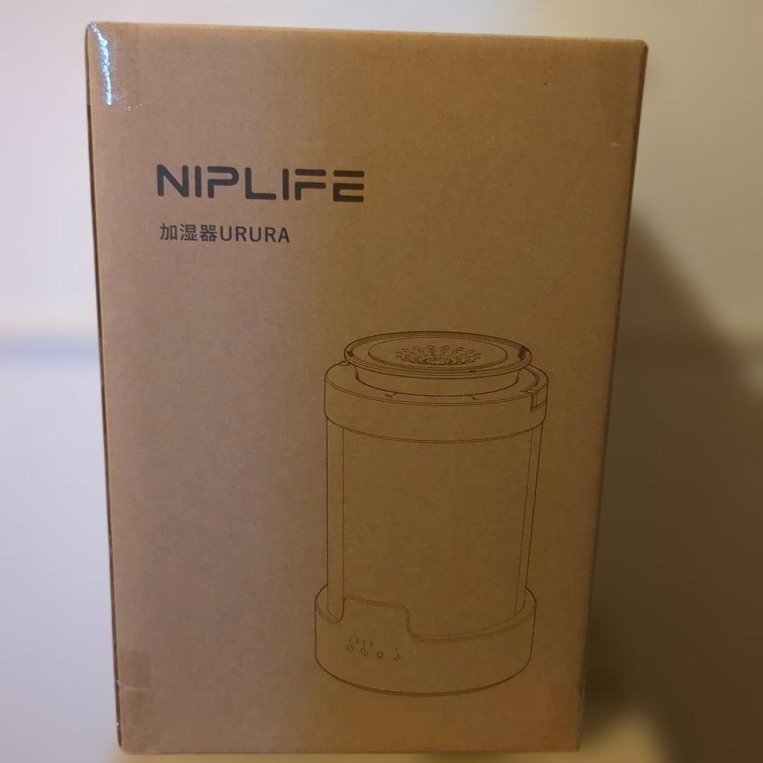 まる加湿器 URURA スチーム式 500ml/h 3L　NIPLIFE