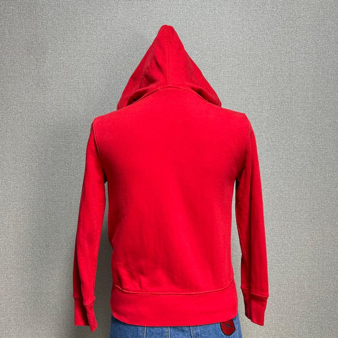 美品 ポロラルフローレン ジップパーカー ビッグポニー 赤 Y2K グランジ