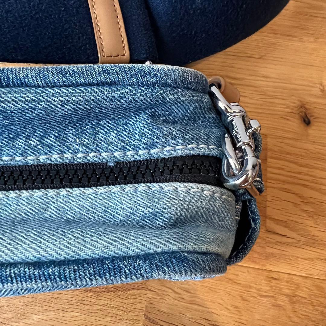 MARC JACOBS THE CAMERA BAG デニムショルダーバッグ