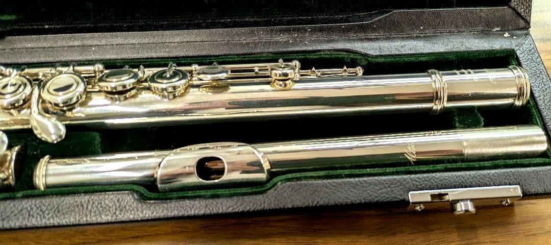 Altus フルート A1007 頭部管・管体、銀製 ケース キャリーバッグ
