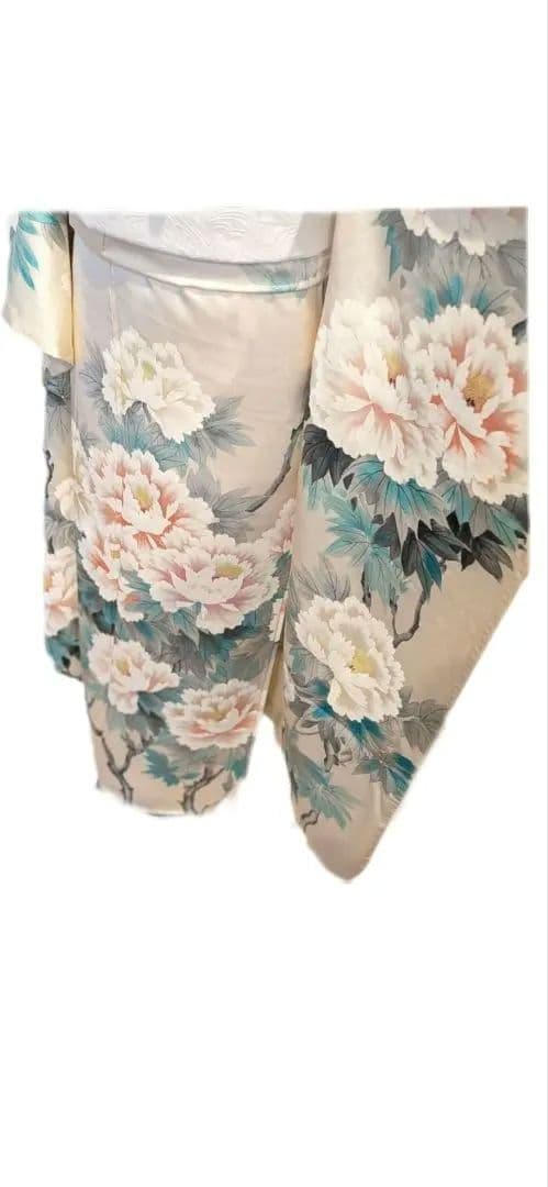 振袖フルセット9点 手描き 白 金彩 逸品 成人式