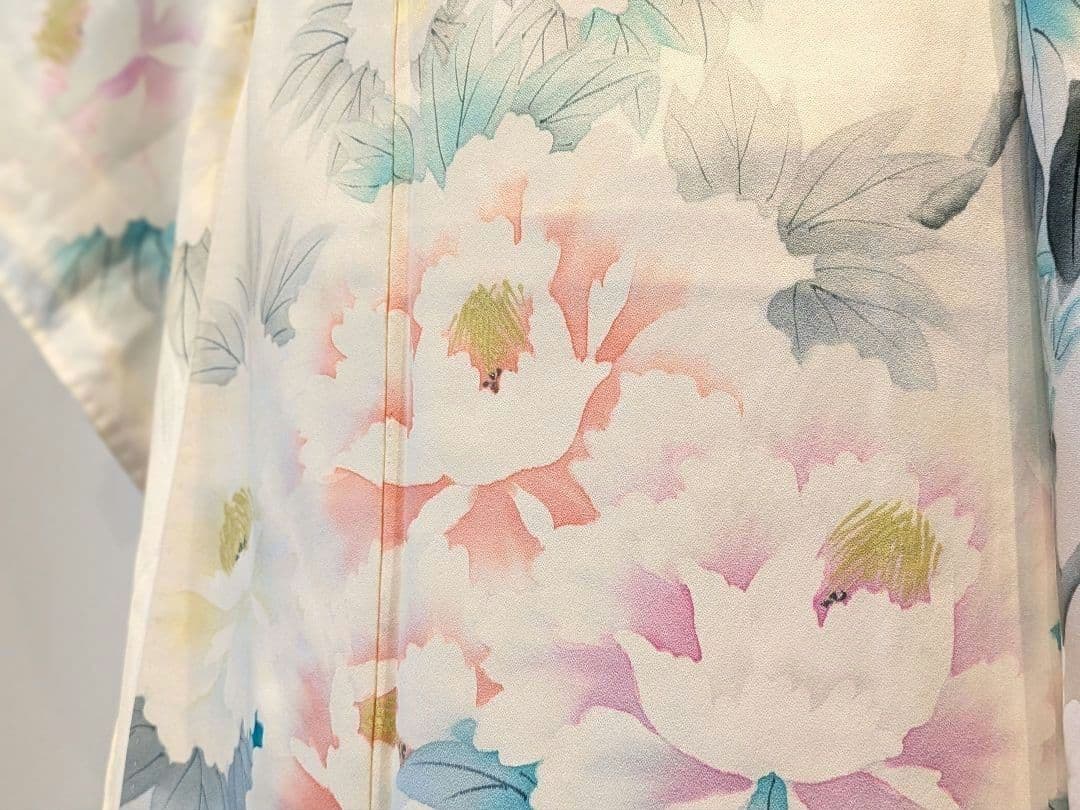 振袖フルセット9点 手描き 白 金彩 逸品 成人式