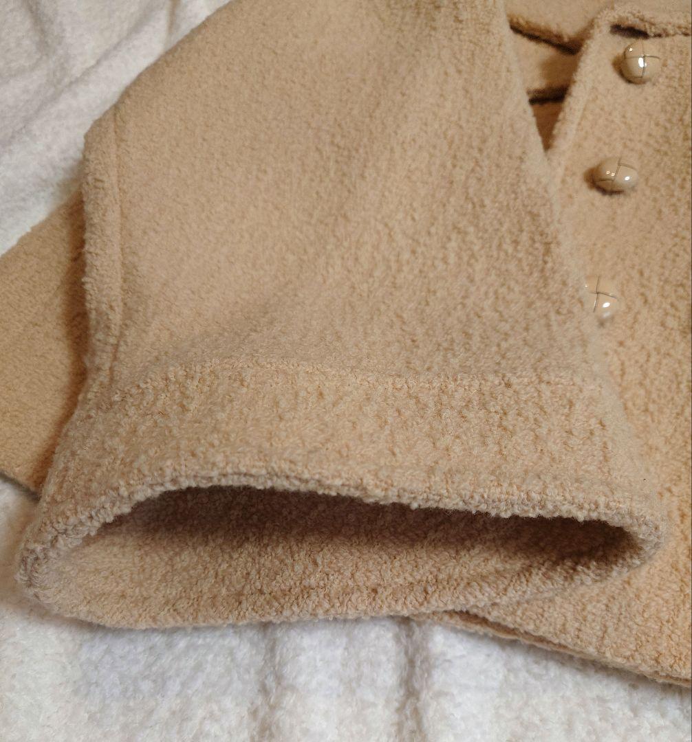 GUCCI ソフトブークレ　ツイードジャケットコート　サイズ36 美品