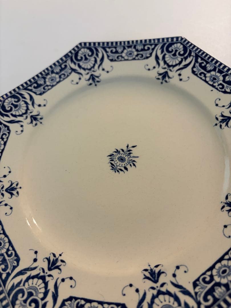 サルグミンヌSINCENY アンティークプレート　オクトゴナル　フランス