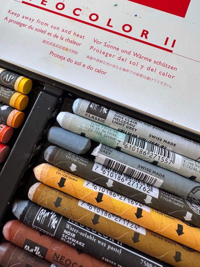 絵画 NEOCOLOR II Wax Pastels