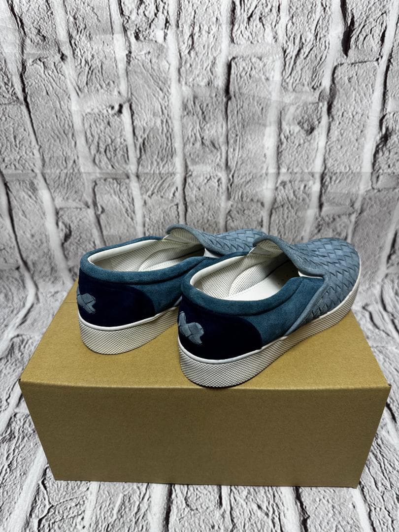 ボッテガヴェネタ　スニーカー　水色 ライトブルー　ｗ5025-1014-④ー①