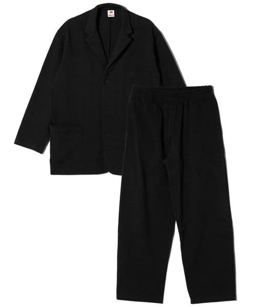 金子恵治＆Fruit of the Loom コラボ セットアップ　ブラック　L