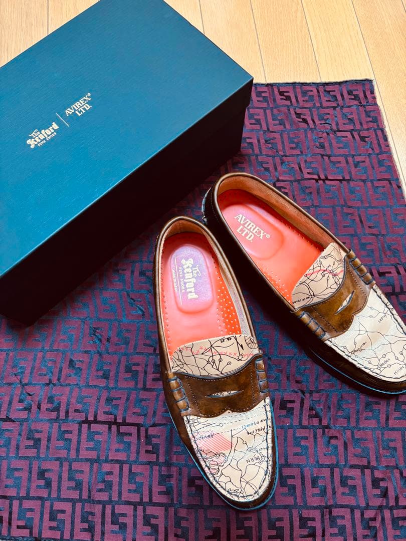 靴 KENFORD Coin Loafer AVIREX 27cm