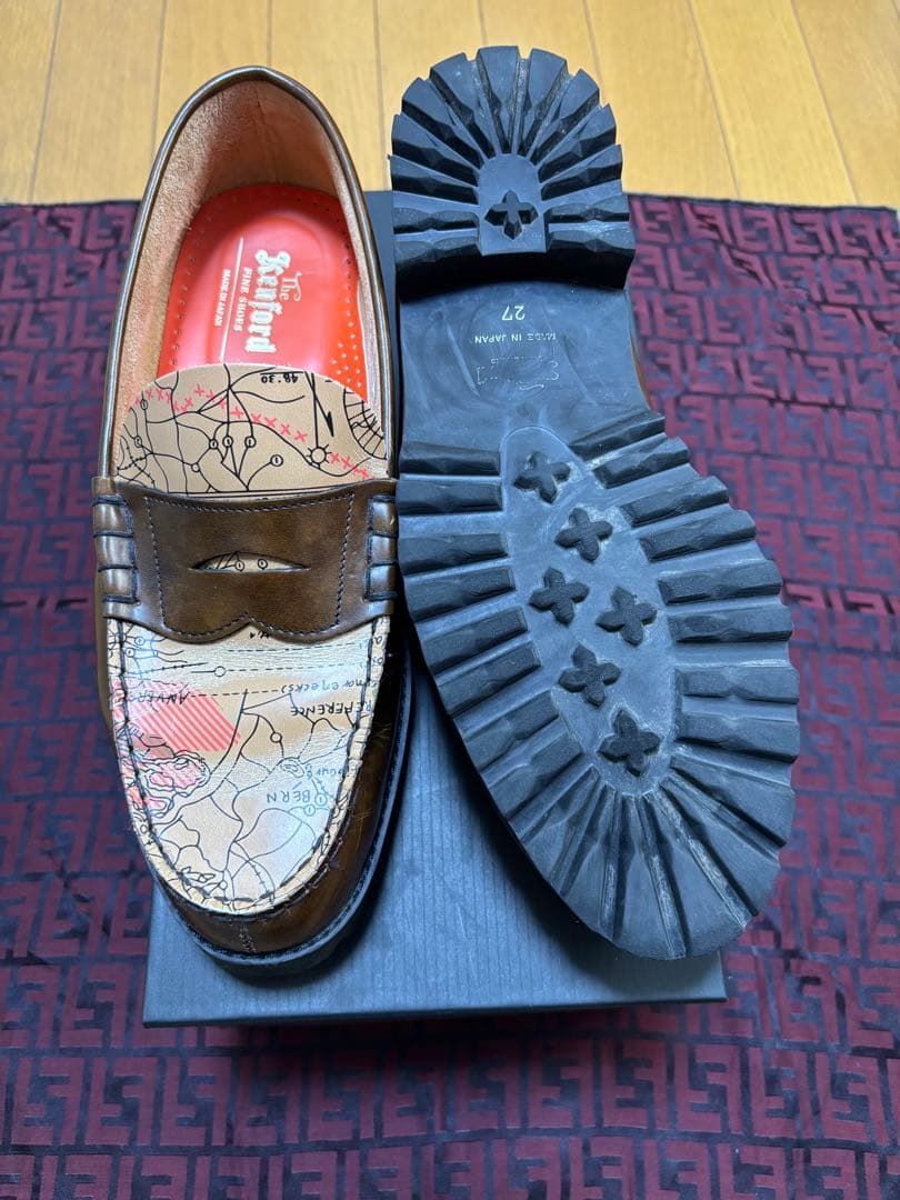 靴 KENFORD Coin Loafer AVIREX 27cm